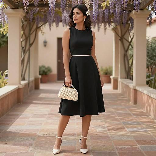 Wisteria Courtyard: Contemporary Cocktail Look