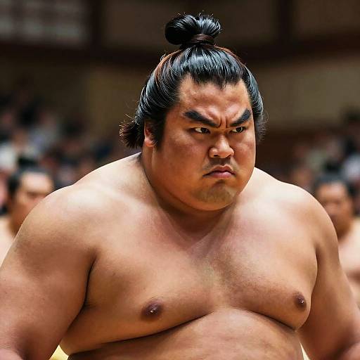 Ultra-Realistic Traditional Sumo Wrestler