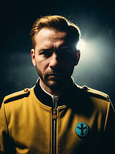 Photorealistic Man in Tintin Costume