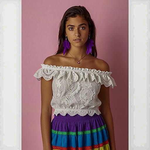 Portrait of a Stylish Young Woman