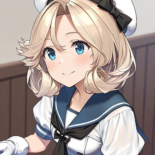 Illustration of Janus (kancolle), kantai collection in the style of Baffu