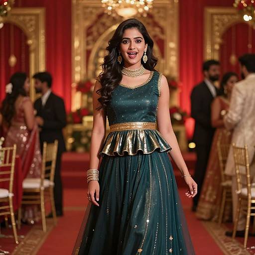 Modern Indian Girl in Trendy Churidar