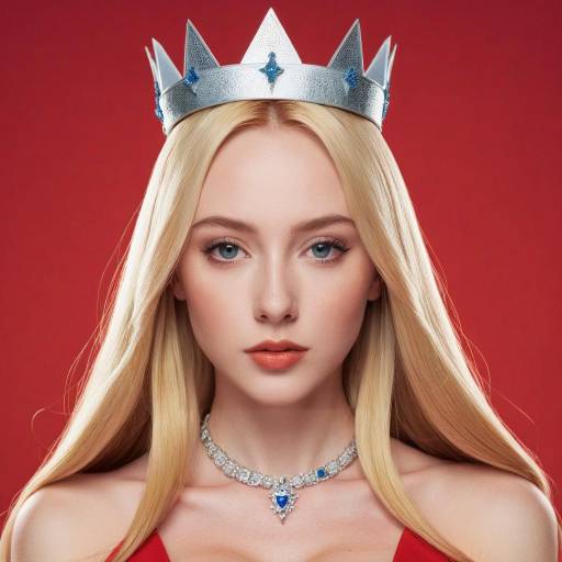 Blonde Princess with Pointy Ears and Crown