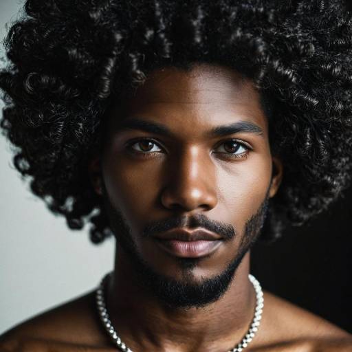 Realistic Portrait of an African American Man