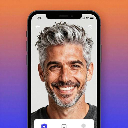 Middle-Aged Man Grey Hair Preview