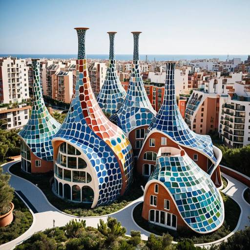 Gaudí-Inspired Modern Sustainable Housing Complex