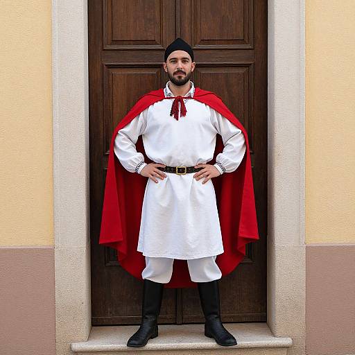 Italian Folk Costume Male Portrait