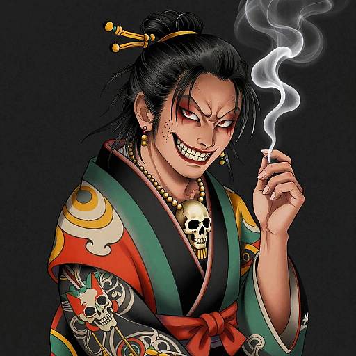 Neotraditional Non-Binary Japanese Tattoo