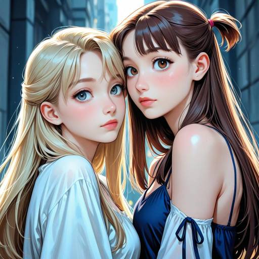 Anime Girls with Unique Traits