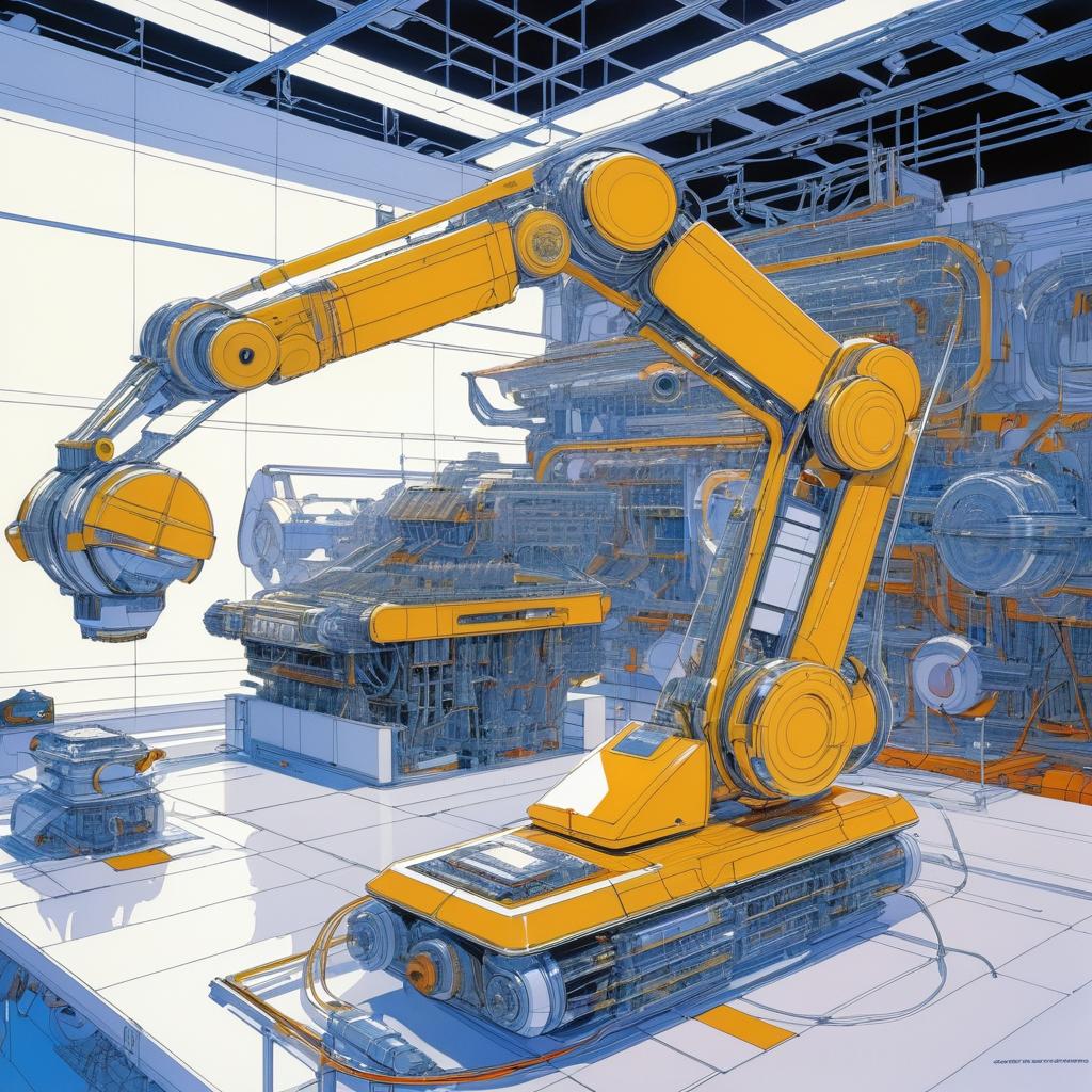 Futuristic Robotic Arm Art Masterpiece