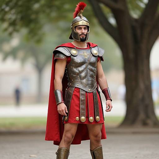 Realistic Roman Soldier Portrait