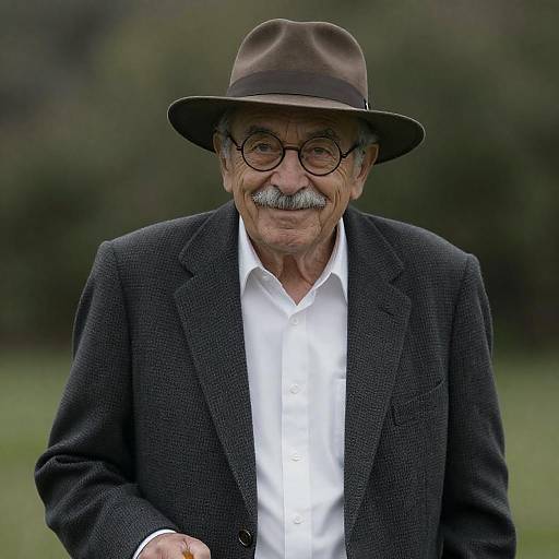 Warm Portrait of an Older Man