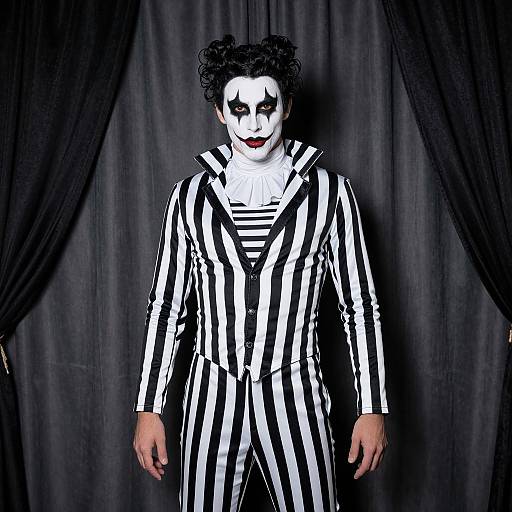 Dark Circus Costume Male Portrait