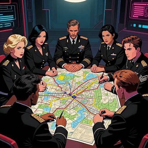 Cyberpunk Generals Planning Strategy