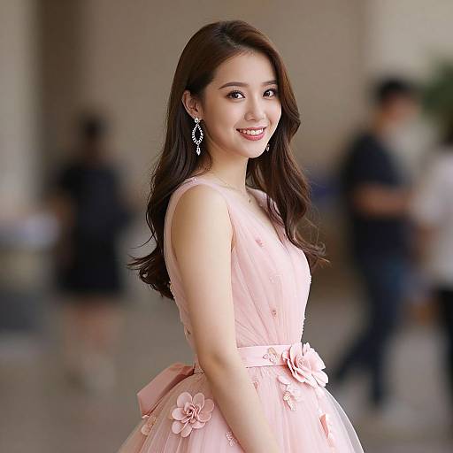 Birthday Princess in Pink Dress