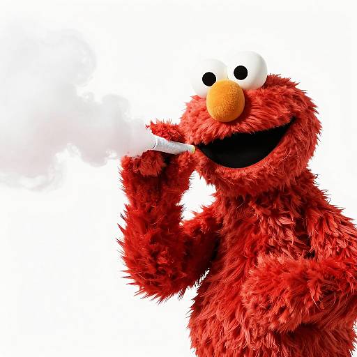 Surreal Elmo Parody Artwork