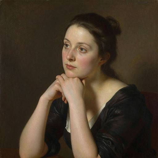 Kenneth Hayes Miller Woman Portrait