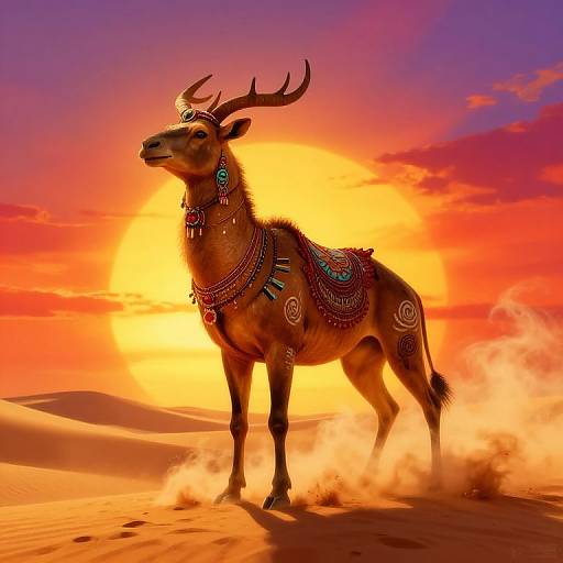 Fantastical Desert Cameltoe Creature