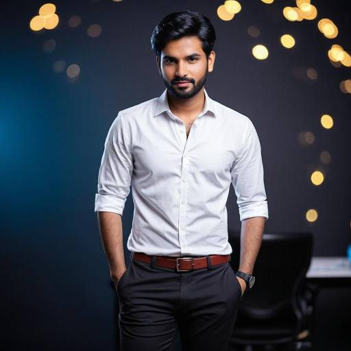 Stylish Man in Casual Formal Attire