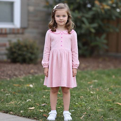Stranger Things Eleven Pink Dress Costume