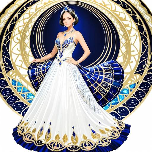 Exotic Amazon Beauty in Satin Gown Exotic Amazon Beauty in Satin Gown