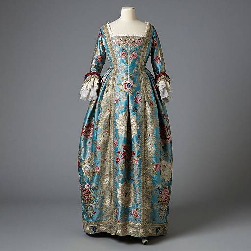 18th Century French Style Silk Robe