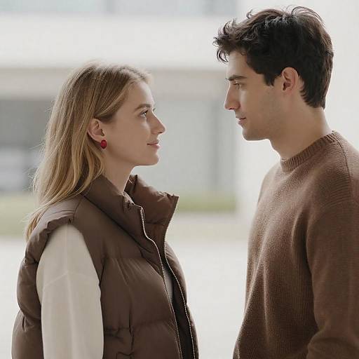 Intimate Outdoor Portrait of Couple