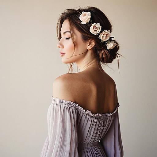 Dreamy Bohemian Portrait of a Woman