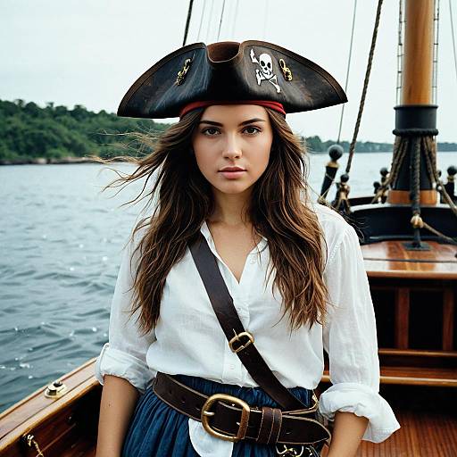 Realistic Pirate Aesthetic Portrait