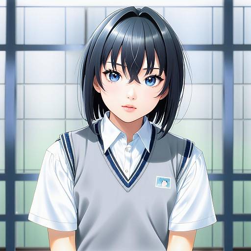 Illustration of Asanagi yori, sasayaku you ni koi wo utau in the style of Akaneya