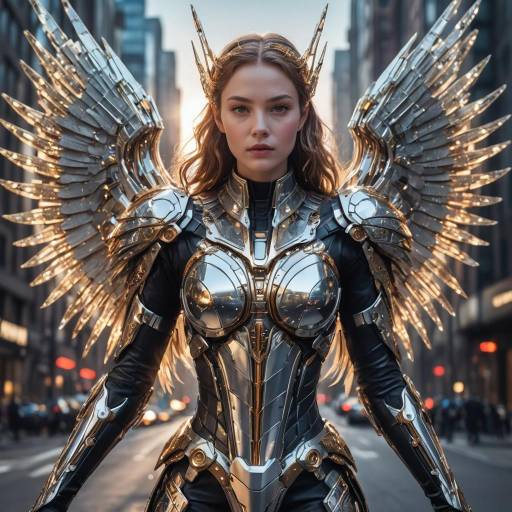 Futuristic Cyborg Fashion Photography