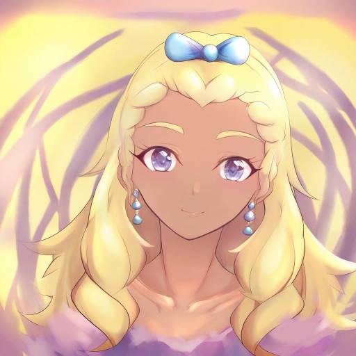 Illustration of Amamiya elena, precure in the style of Yusha m