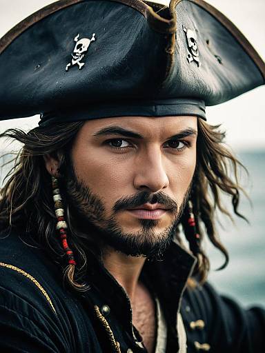 Dark Sea Scoundrel Pirate Solo Portrait