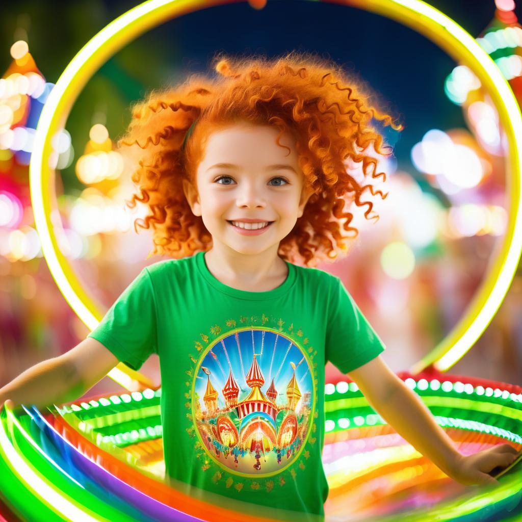 Whimsical Carnival: A Playful Child's Delight