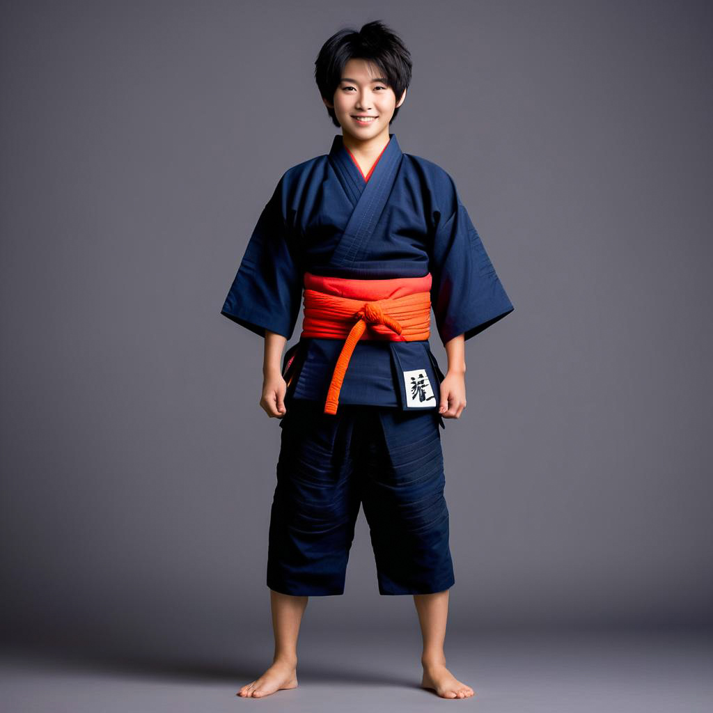 Enthusiastic Young Boy in Vibrant Sportswear