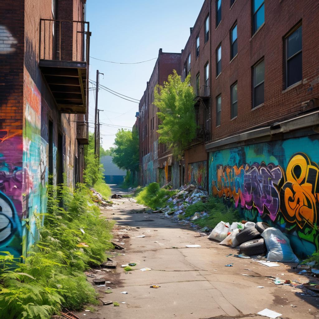 Vivid Urban Street Art in Decay