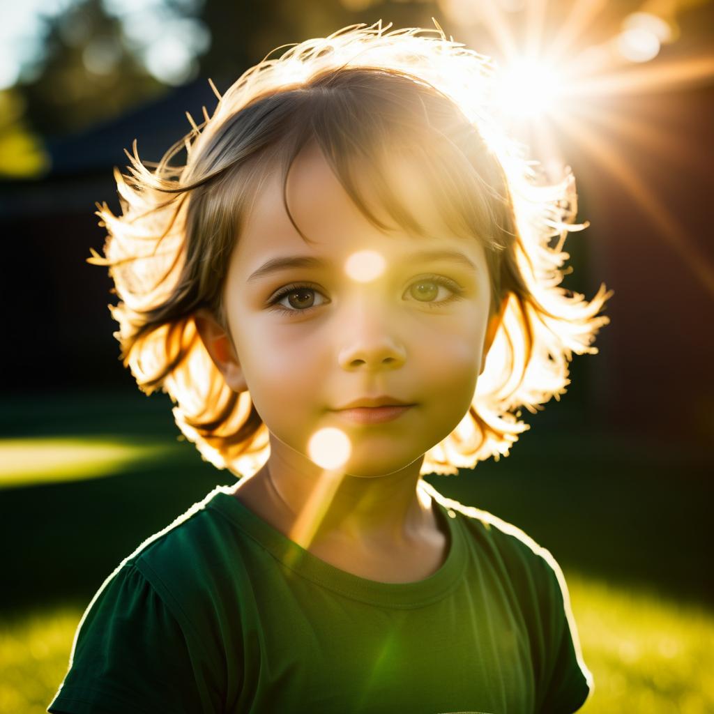 Cinematic Portrait of a Bright Child