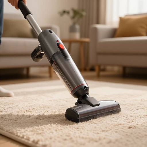 Photorealistic Dustbuster Cleaning Scene