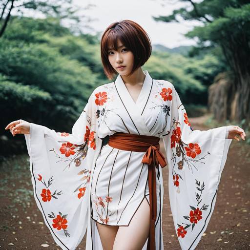 Elegant Mikoto Itsuki Cosplay in Kimono