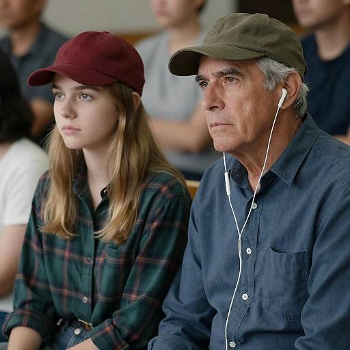 Intimate Moment Between Two Generations