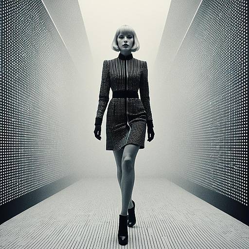 Modern Art Deco Portrait of Reol