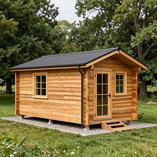 14ft x 14ft Stowe Claradon Log Cabin