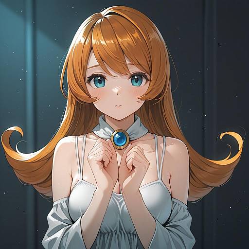 Illustration of Mona (warioware), warioware in the style of Doushimasho