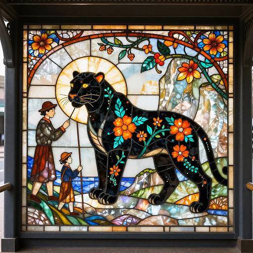 Art Nouveau Clockwork Puppeteer Scene