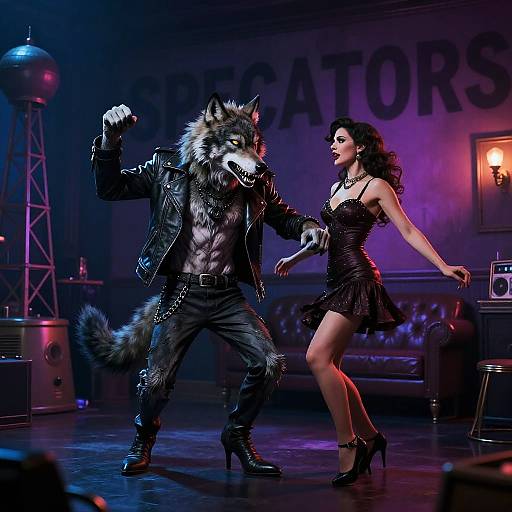Sinister Wolf and Jazzy Beatnik Dance