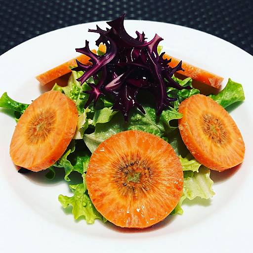 Vibrant Close-Up Salad Photography