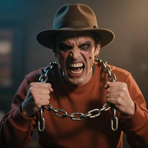 Monster Portrait with Vivid Background