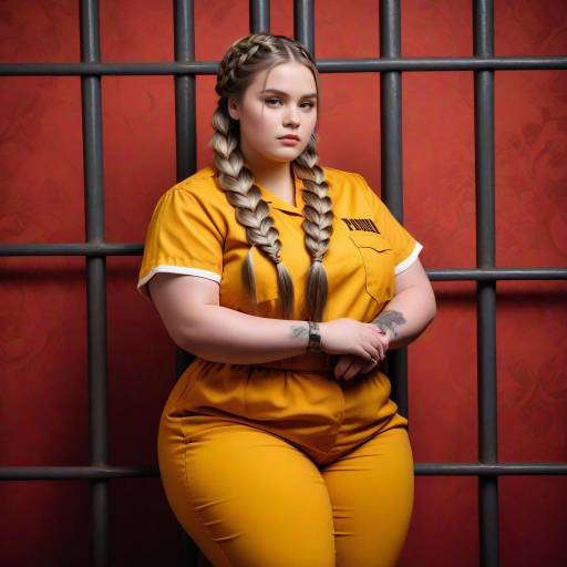 Candid Portrait of a Young Woman in Prison Candid Portrait of a Young Woman in Prison