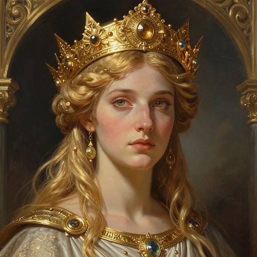 Circe Portrait in Mythical Elegance