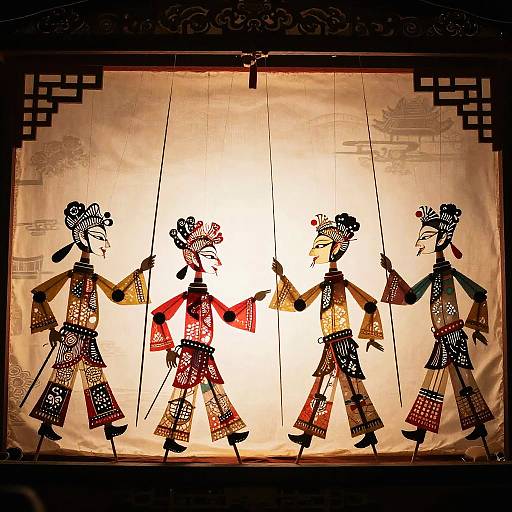 Lifelike Android Puppetry AI Art